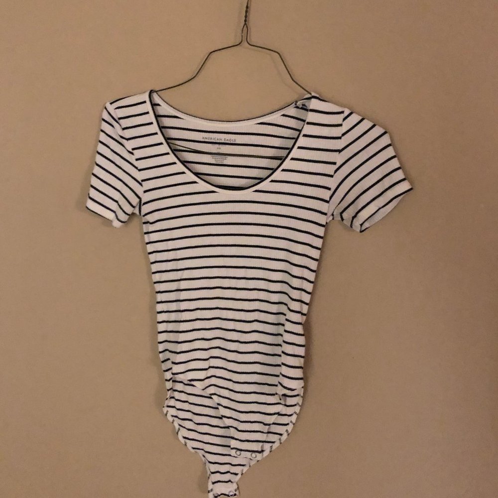 Striped Body Suit